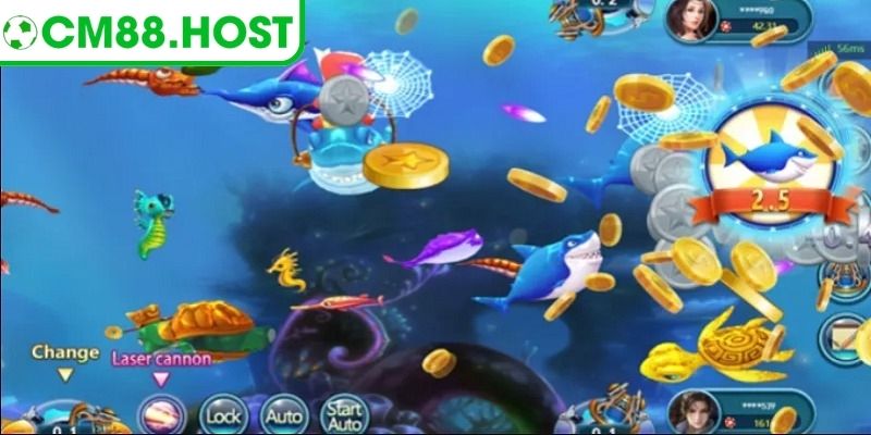 Bắn Cá Rùa Xanh – Trải Nghiệm Sân Chơi 3D Hấp Dẫn Nhất 3 Nhắm vào mục tiêu điểm cao để hạ gục, tránh lãng phí đạn