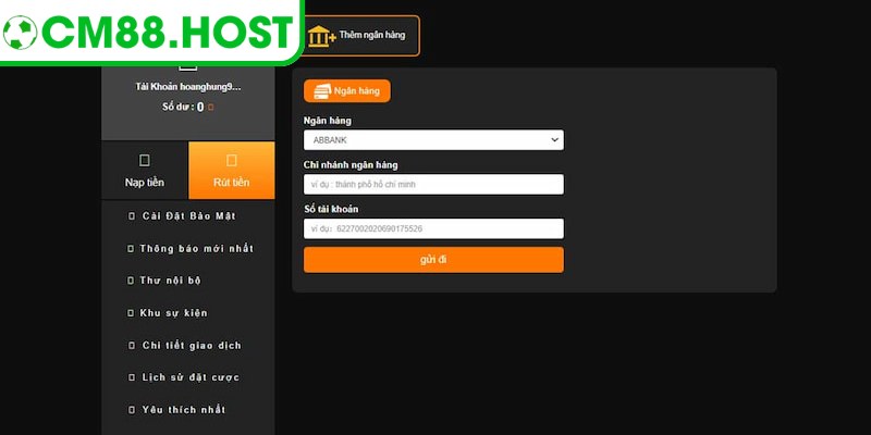 Hình thức rút tiền phổ biến mà nhà cái cung cấp đến hội viên