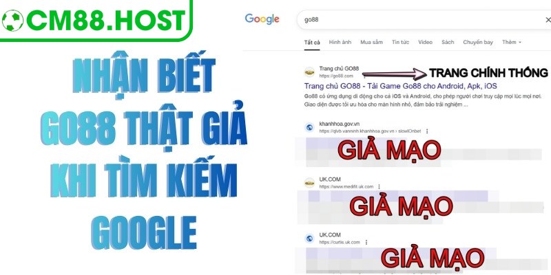 Phân Biệt Go88 Thật Giả: Cách Nhận Diện An Toàn Nhất 1 Hiểu rõ cách phân biệt Go88 thật giả là bước quan trọng